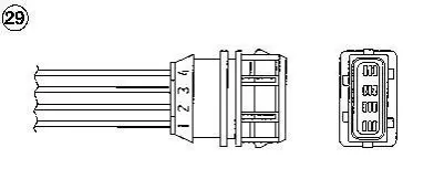 SONDA LAMBDA VOLVO NGK OZA695-EE1