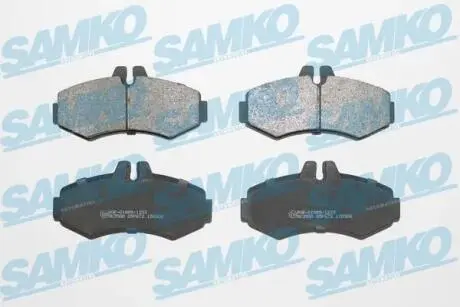 Фото колодки Хэм. МЕРСЕДЕС ВИТО 98- SAMKO 5SP672 Колодки Хэм. МЕРСЕДЕС ВИТО 98- SAMKO 5SP672