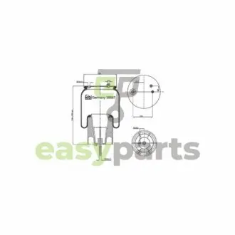 Кожух пневматичної ресори FEBI BILSTEIN 38667