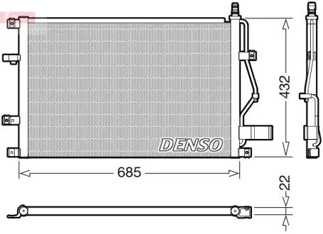 Ч?ODNICA КОНДИЦИОНЕР VOLVO DENSO DCN33013