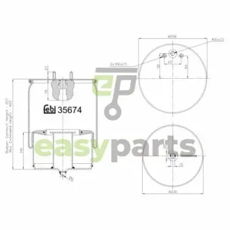 Кожух пневматичної ресори FEBI BILSTEIN 35674