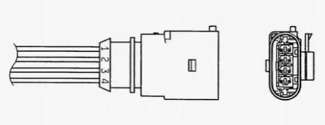 SONDA ЛЯМБДА AUDI NGK OZA510-AU2
