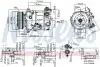 КОМПРЕССОР КОНДИЦИОНЕРА VOLVO NISSENS 89465 (фото 9)