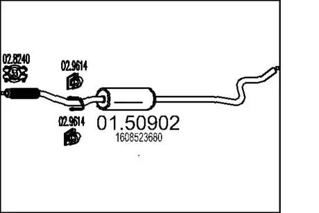 T?umik Ьrod. PEUGEOT 208 1.0 MTS 01.50902