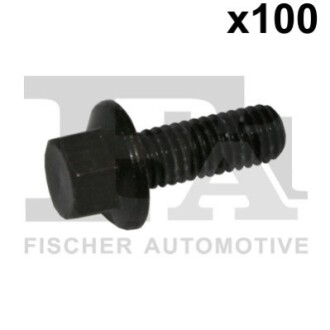 Болт з шестигранною головкою з чорного металу Fischer Automotive One (FA1) 982-S06-016.100