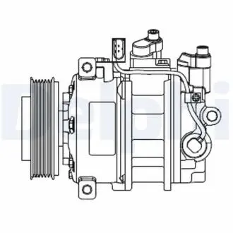 КОМПРЕССОР КОНДИЦИОНЕРА AUDI Delphi CS20546