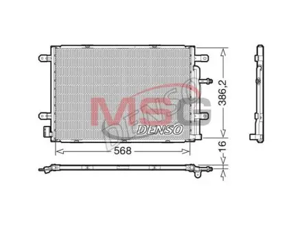 Ч?ОДНИКА КОНДИЦИОНЕРА AUDI DENSO DCN02039