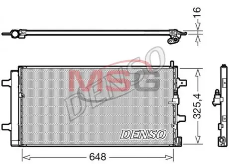Ч?ОДНИКА КОНДИЦИОНЕРА AUDI DENSO DCN02040
