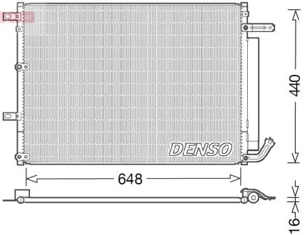 Ч?ODNICA КОНДИЦИОНЕР JEEP DENSO DCN06018