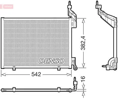 Ч?ОДНИКА КОНДИЦИОНЕРА FORD DENSO DCN10048