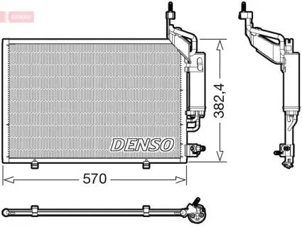 Ч?ОДНИКА КОНДИЦИОНЕРА FORD DENSO DCN10050