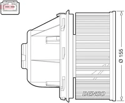 Дмучава ФОРД C-MAX 07-... DENSO DEA10053