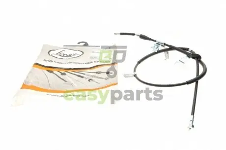 Трос ручника (задній) (L) Suzuki SX4 06- (1638/1458mm) LINEX 14.02.64