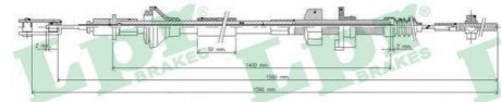Трос зчеплення LPR C0034C