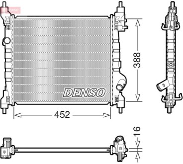 Ч?ОДНИКА ДВИГАТЕЛЯ CHEVROLET DENSO DRM15014 (фото 1)