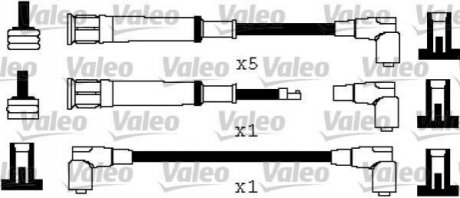 Комплект проводів запалювання Valeo 346377 (фото 1)