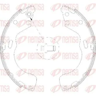 MAZDA Колодки гальмівні барабанні PREMACY 99- 229X43 REMSA 4210.00