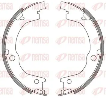 HYUNDAI Колодки гальмівні барабанні Trajet REMSA 4644.00