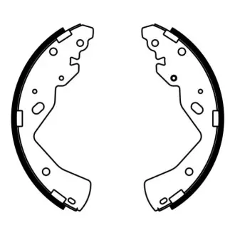 Комплект тормозных колодок ABE C03038ABE