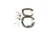 Комплект тормозных колодок BOSCH 0 204 114 190 (фото 1)