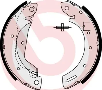 Фото 1 - комплект гальмівних колодок BREMBO S 23 577 Комплект гальмівних колодок BREMBO S 23 577 (фото 1)