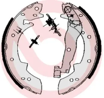 Фото 1 - комплект гальмівних колодок BREMBO S 68 511 Комплект гальмівних колодок BREMBO S 68 511 (фото 1)