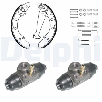 Комплект гальмівних колодок Delphi KP850