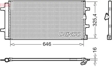 Скраплац AUDI A6/A5/A6/A7 DENSO DCN02041