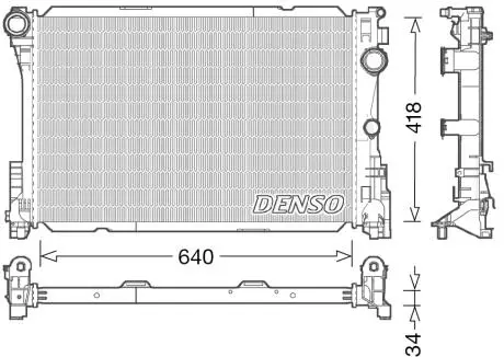 Ч?ODNICA ДВИГАТЕЛЯ MERCEDES DENSO DRM17049