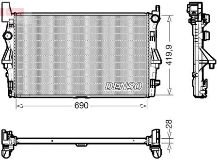 Ч?ODNICA ДВИГАТЕЛЯ MERCEDES DENSO DRM17113
