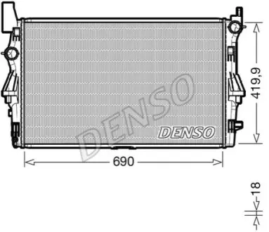 Ч?ODNICA ДВИГАТЕЛЯ MERCEDES DENSO DRM17114