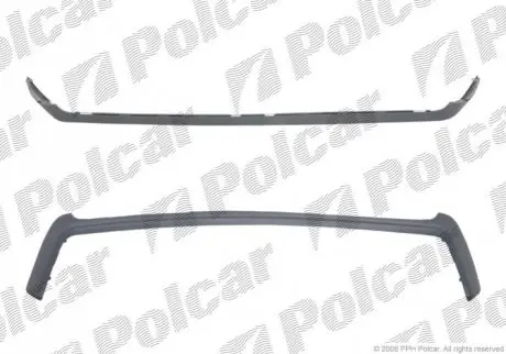 Спойлер бампера переднего Polcar 501525