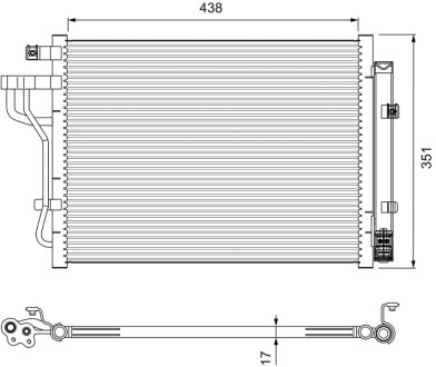 Ч?ОДНИКА КОНДИЦИОНЕРА KIA Valeo 814399