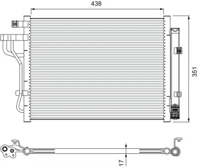 Ч?ОДНИКА КОНДИЦИОНЕРА KIA Valeo 814399