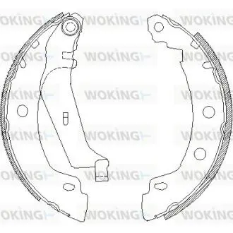 Комплект тормозных колодок WOKING Z4416.01 (фото 1)