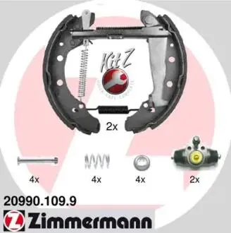 Комплект тормозных колодок ZIMMERMANN 20990.109.9