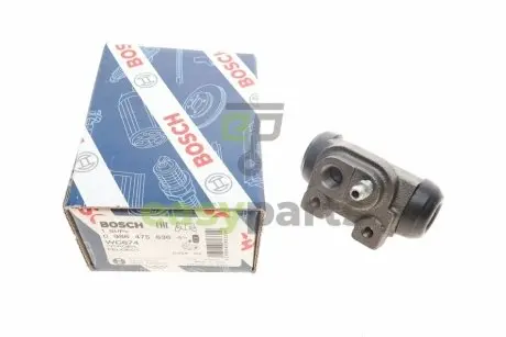 Циліндр гальмівний (задній) Renault Clio I 90-98/Peugeot 306 93-01/Citroen Xsara 97-05 (L) (d=20.6mm) BOSCH 0 986 475 636