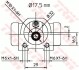 Колесный тормозной цилиндр TRW BWC227 (фото 2)