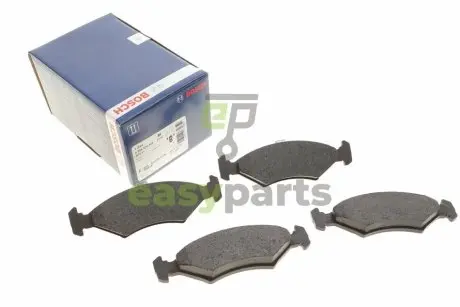 Колодки гальмівні (передні) Ford Fiesta 95-02/Mazda 121 III 96-03 BOSCH 0 986 424 462