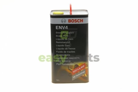 Гальмівна рідина DOT4 (5L) (ENV4) BOSCH 1987479203