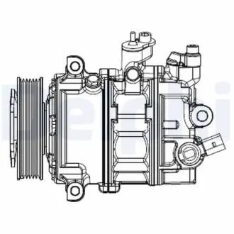 КОМПРЕССОР КОНДИЦИОНЕРА VW Delphi CS20529