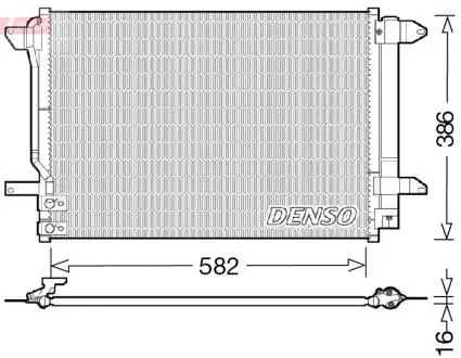 Ч?ОДНИКА КОНДИЦИОНЕРА VW DENSO DCN32027