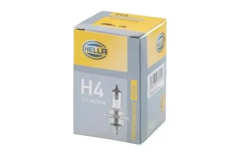 Фото лампа 12V H4 60/55W P43t PERFORMANCE +60% HELLA 8GJ 223 498-221 Лампа 12V H4 60/55W P43t PERFORMANCE +60% HELLA 8GJ 223 498-221