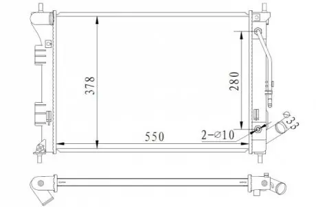Ч?ОДНИКА ДВИГАТЕЛЯ HYUNDAI NRF 59292