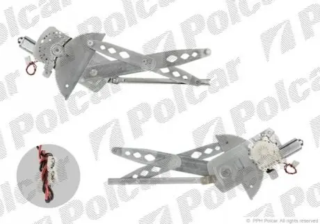 Склопідйомник електричний Polcar 6060PSE2