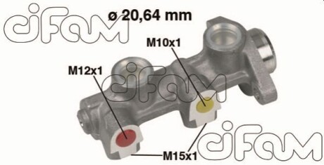 Главный тормозной цилиндр CIFAM 202-184