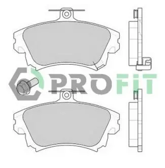 Фото колодки тормозные дисковые PROFIT 5000-1384 Колодки тормозные дисковые PROFIT 5000-1384