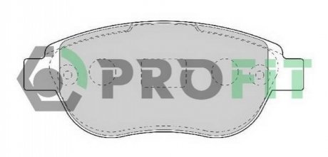 Колодки гальмівні дискові PROFIT 5000-1476 (фото 1)