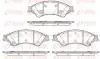 Гальмівні колодки перед. дискові Ford Renger -2.0D-3.2D 04.11- REMSA 1524.02 (фото 1)