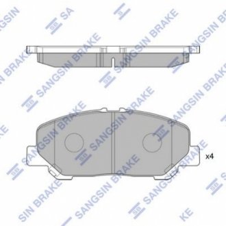 Колодки тормозные дисковые Hi-Q (SANGSIN) SP2183